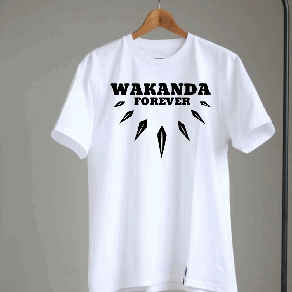 Wakanda forever black panther t-shirt unisex